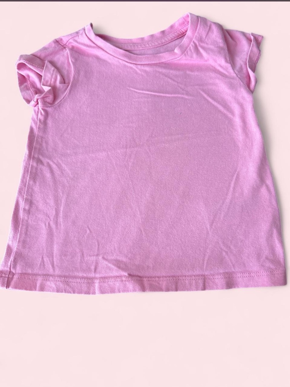 Amazon Essentials Girls' Light Pink Short Sleeve Tee